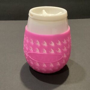 Goverre Glass Wine Cup With Silicone Grip Sleeve